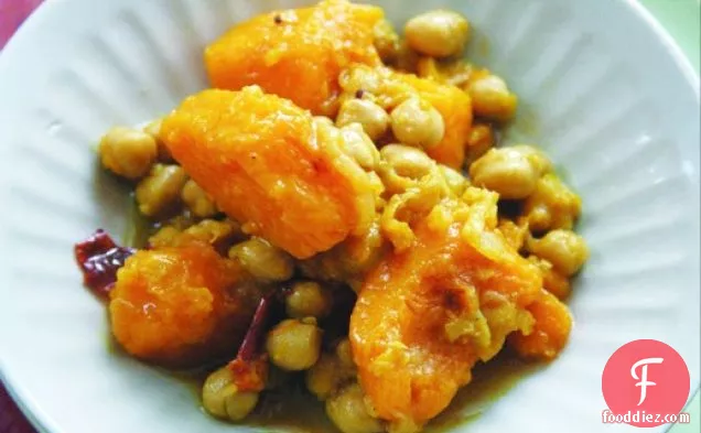 Cook the Book: Bengali Squash with Chickpeas