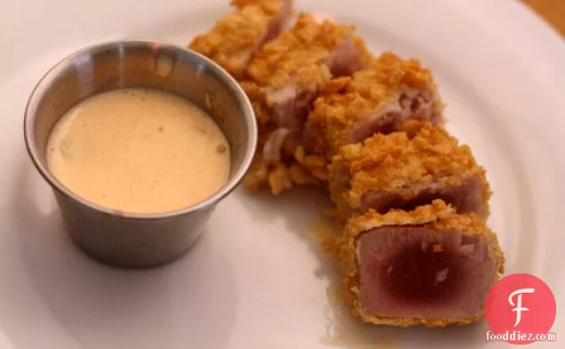 Dinner Tonight: Rice Cracker-Crusted Tuna with Spicy Citrus Sauce