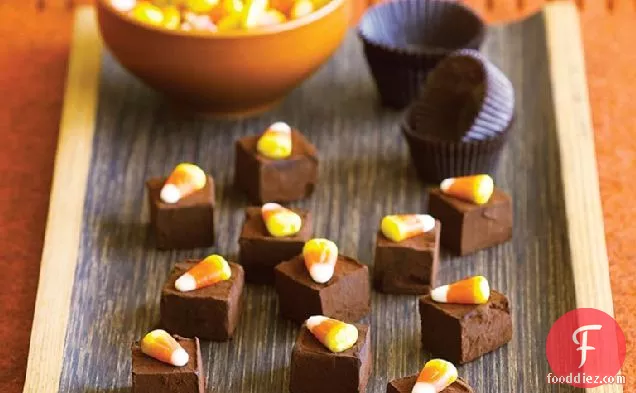 Chocolate Candy Corn Truffles