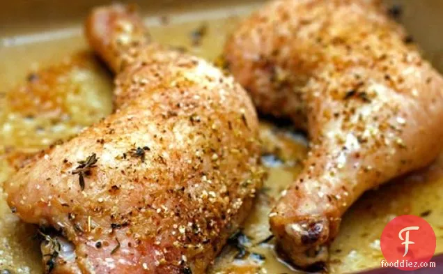 Dinner Tonight: Herb-Roasted Chicken with Garlic Powder
