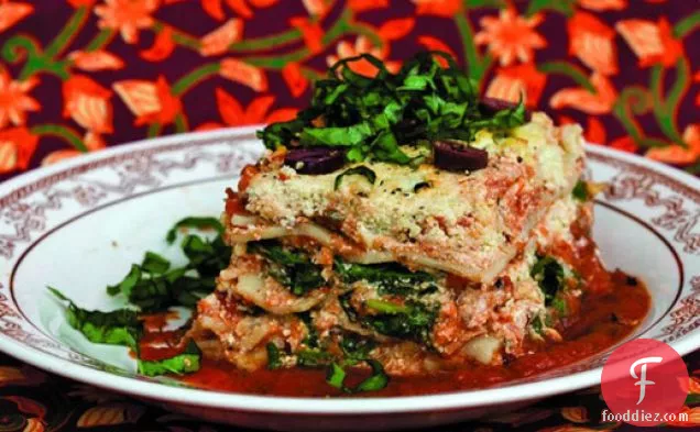 Cook the Book: Lasagna with Roasted Cauliflower Ricotta and Spinach