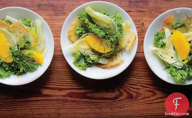 Fennel and Orange Salad with Lemon-Ginger Vinaigrette