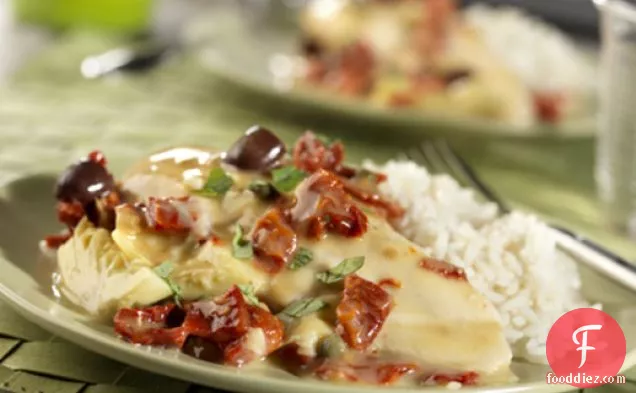 Slow Cooker Chicken in Creamy Sun-Dried Tomato Sauce