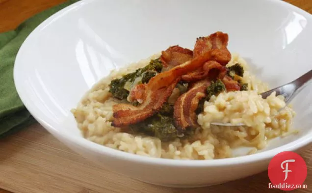 Risotto with Southern Greens and Bacon