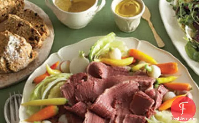 Homemade Corned Beef With Vegetables