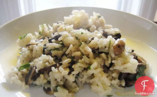 Cook the Book: Rice Cooker Mushroom Risotto