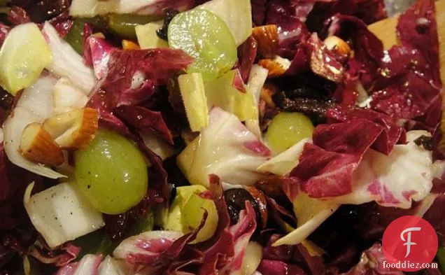 Cook the Book: Grape, Almond and Radicchio Salad with Black Olives