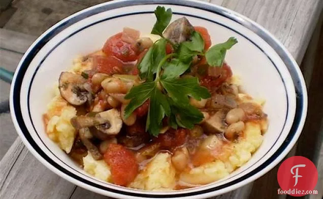 Healthy & Delicious: White Bean and Mushroom Ragout
