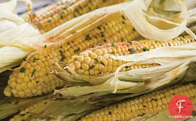Herb-Buttered Grilled Corn