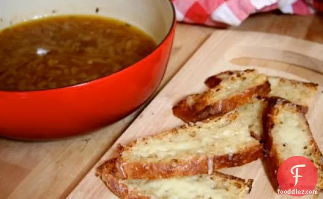 आठ रुपये में खाएं: फ्रेंच प्याज का सूप