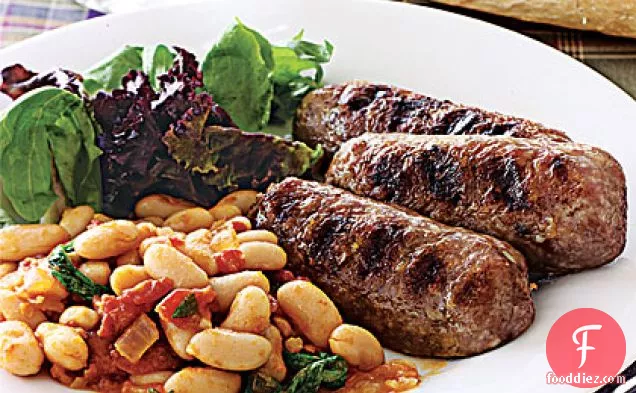 Cannellini Beans with Grilled Italian Sausage