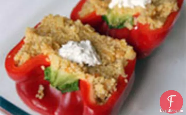 Dinner Tonight: Couscous-Stuffed Peppers