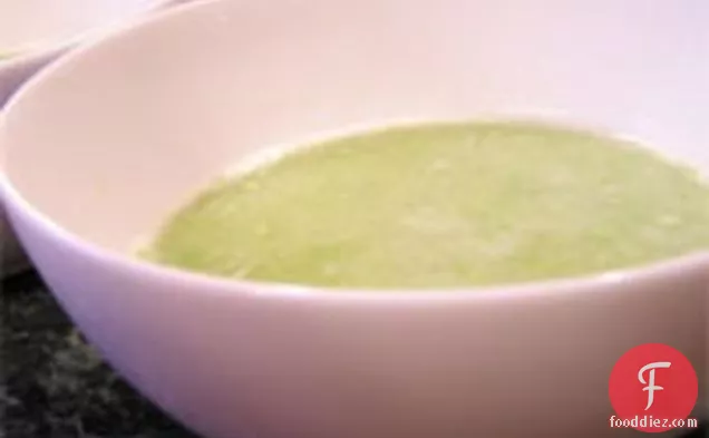 Dinner Tonight: Pea and Ginger Soup