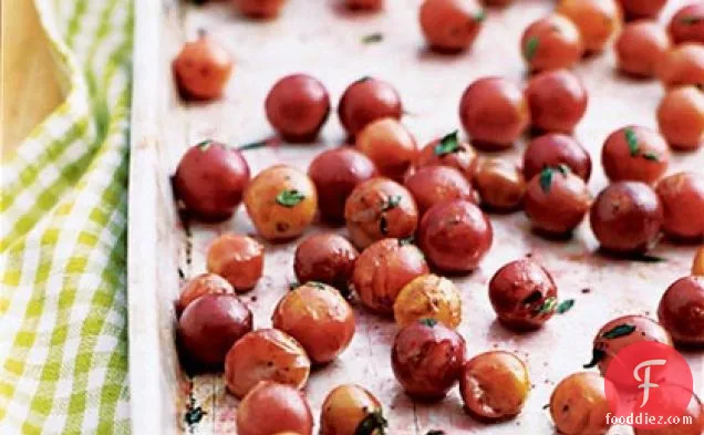 Roasted grapes