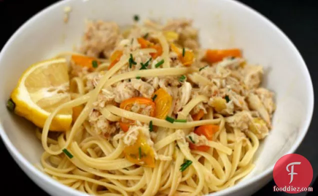 Dinner Tonight: Linguine with Crab and Chili