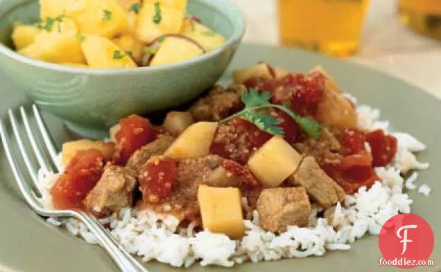 Indian-Spiced Pork in Tomato Sauce