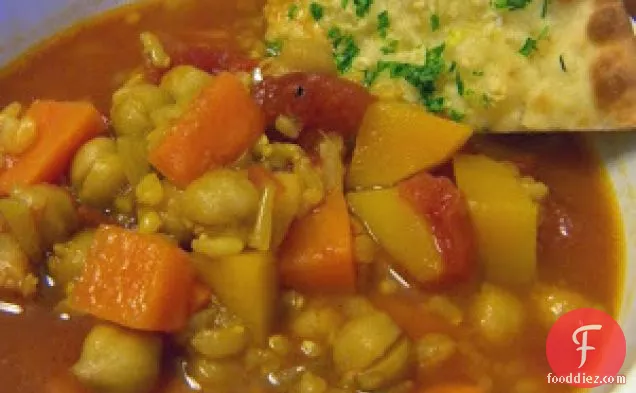 Moroccan Chickpea Stew (vegan)