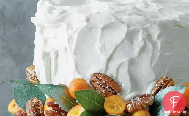 Marbled Pumpkin Praline Cake