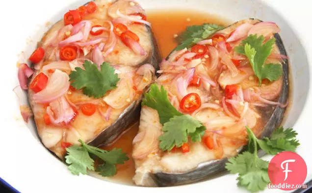 Thai-Style Sweet and Sour Steamed Fish