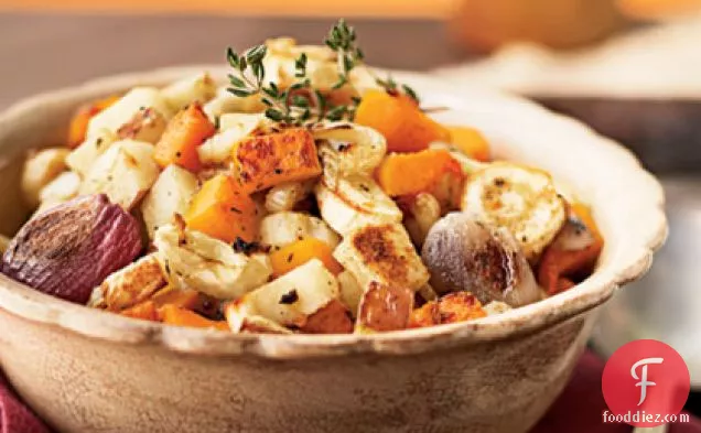 Honey and Herb-Roasted Root Vegetables