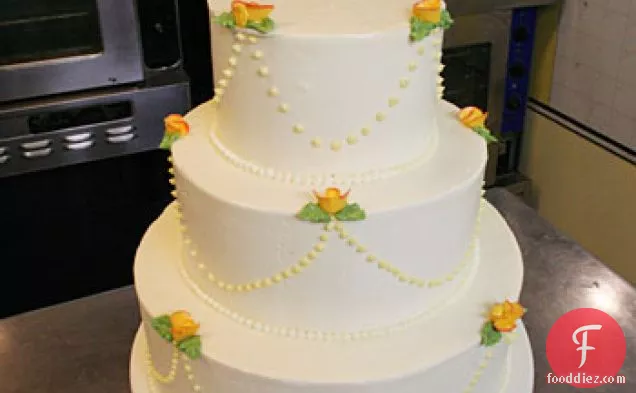 Lemon-Raspberry Wedding Cake