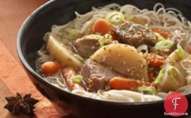 Chinese Pork & Vegetable Hot Pot