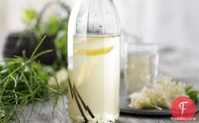 Elderflower, lemon & vanilla cordial