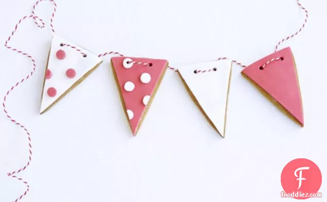 Bunting biscuits