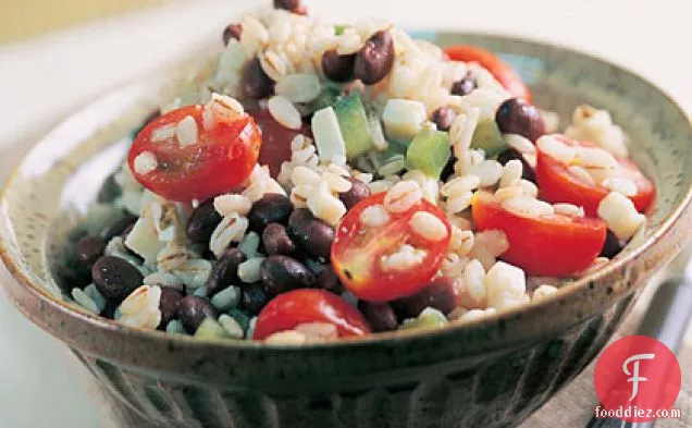 Barley and Black Bean Salad