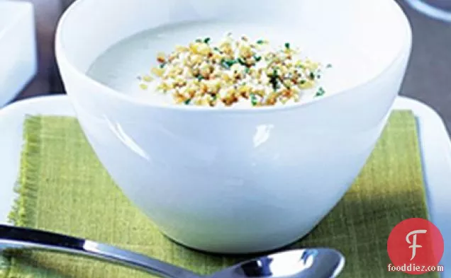 Cauliflower Polonaise soup