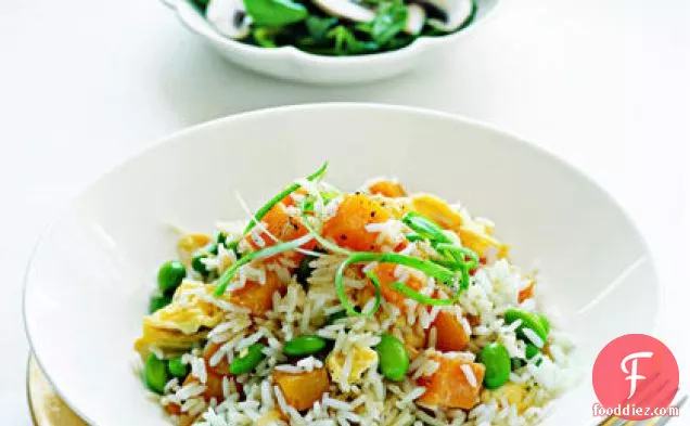 Coconut Rice with Winter Squash