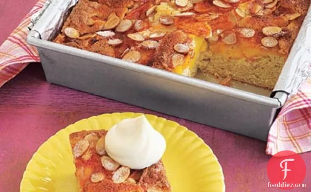 Buttermilk Peach-Almond Cake