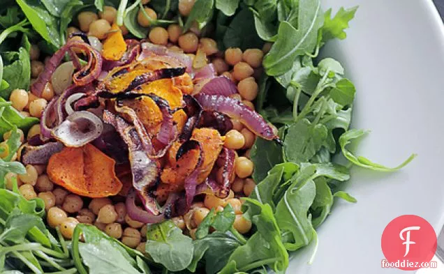 Chickpeas, Red Onions And Sweet Potatoes