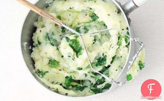 Watercress mashed potato