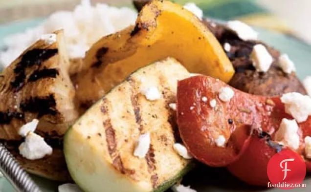 Grilled Vegetables with Feta