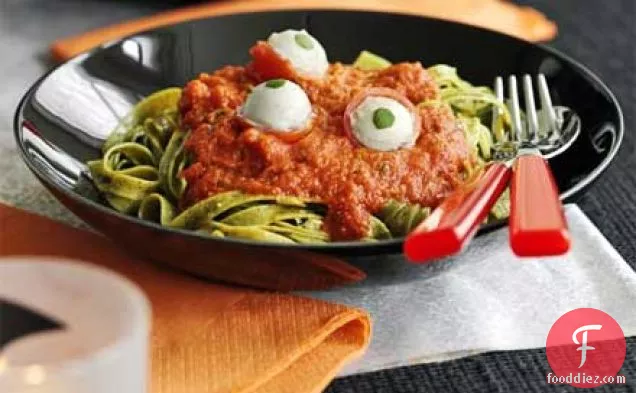 Eyeball pasta