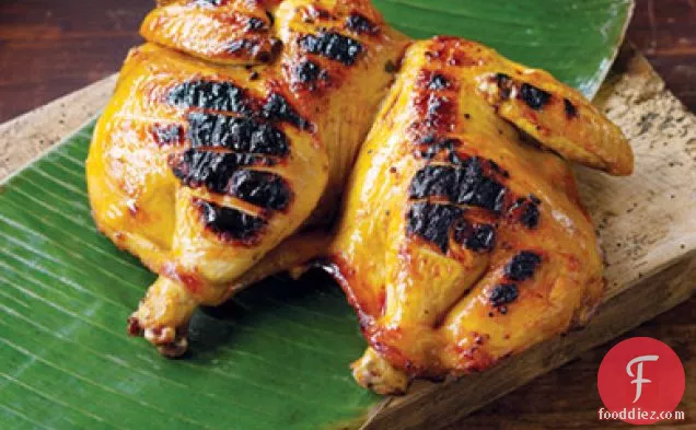Cambodian Grilled Chicken (Mann Oeng K'tem Sor, Marech)