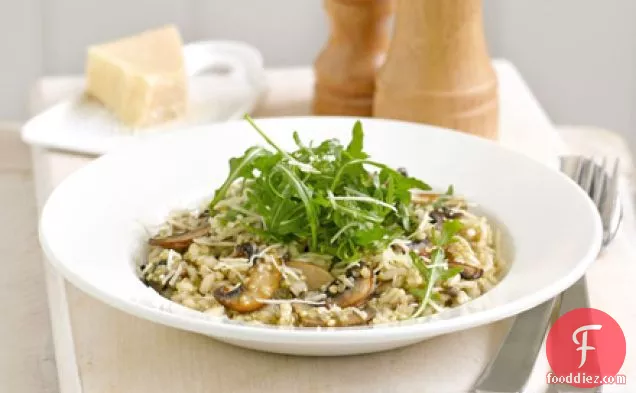 Mushroom & thyme risotto