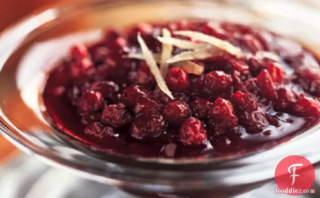 Cranberry Compote with Ginger and Molasses