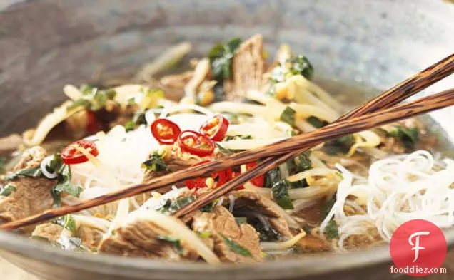 Vietnamese Beef-Noodle Bowl