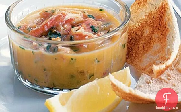 Spicy potted crab