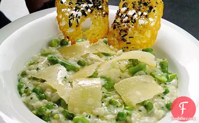 Risotto of spring vegetables
