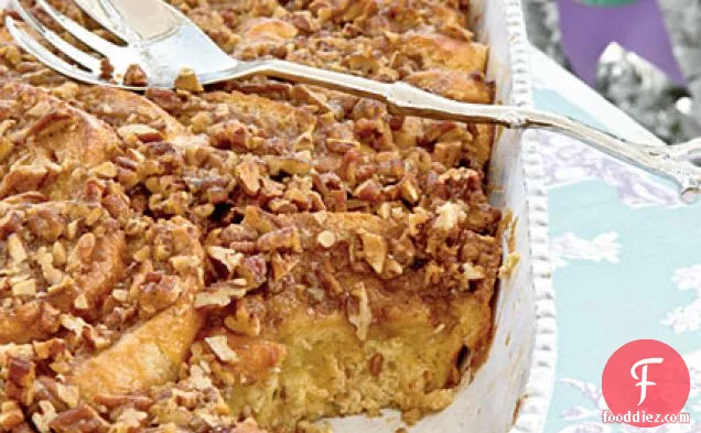 Baked French Toast with Pecan Streusel
