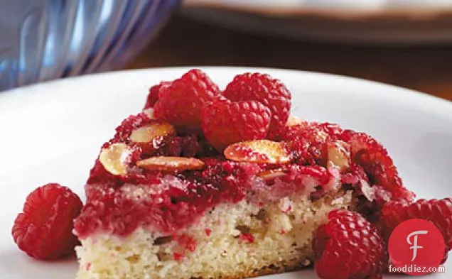 Raspberry Upside-Down Cake