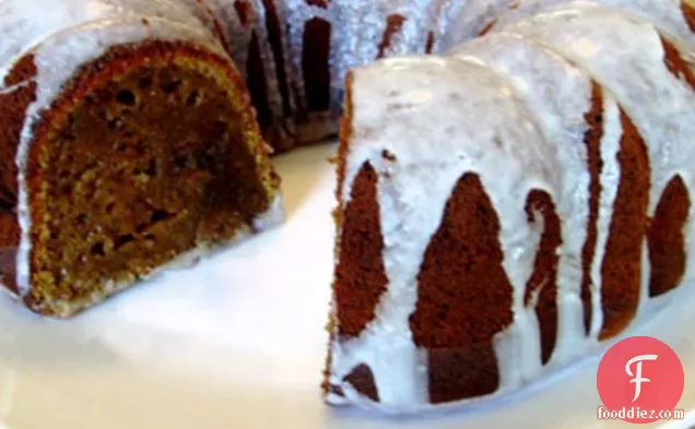 Porterfield Pumpkin Bundt with Snow White Glaze