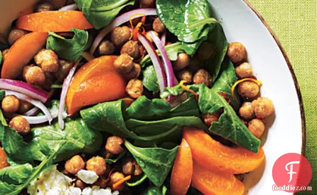 Toasted Chickpea and Apricot Salad