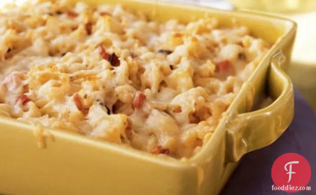 Spaetzle Baked with Ham and Gruyère