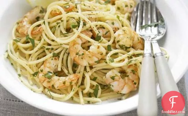 Lemon & parsley spaghetti