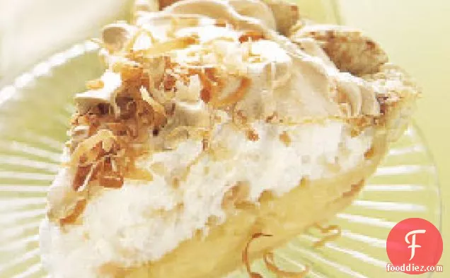 Lemon and Toasted-Coconut Meringue Pie