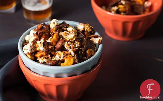 Scary Barbecue Snack Mix